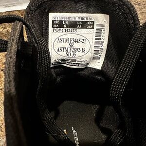 Carhartt Black Lace Up Boots